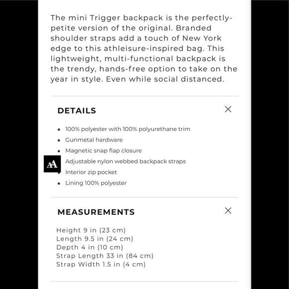 NWT Botkier Trigger Mini Backpack - Picture 8 of 8